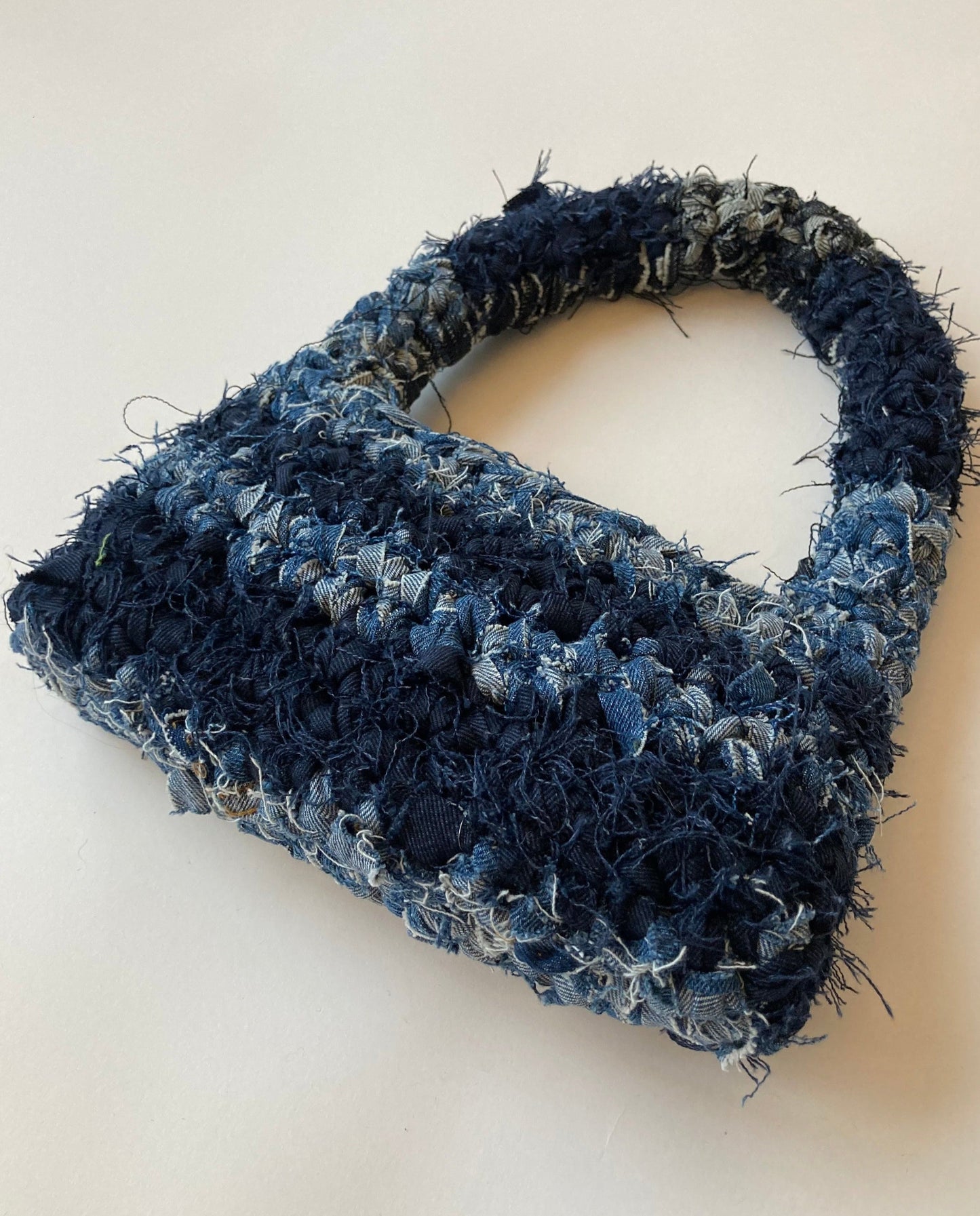 Up-cycled Blue Denim Bag - Small LIINA
