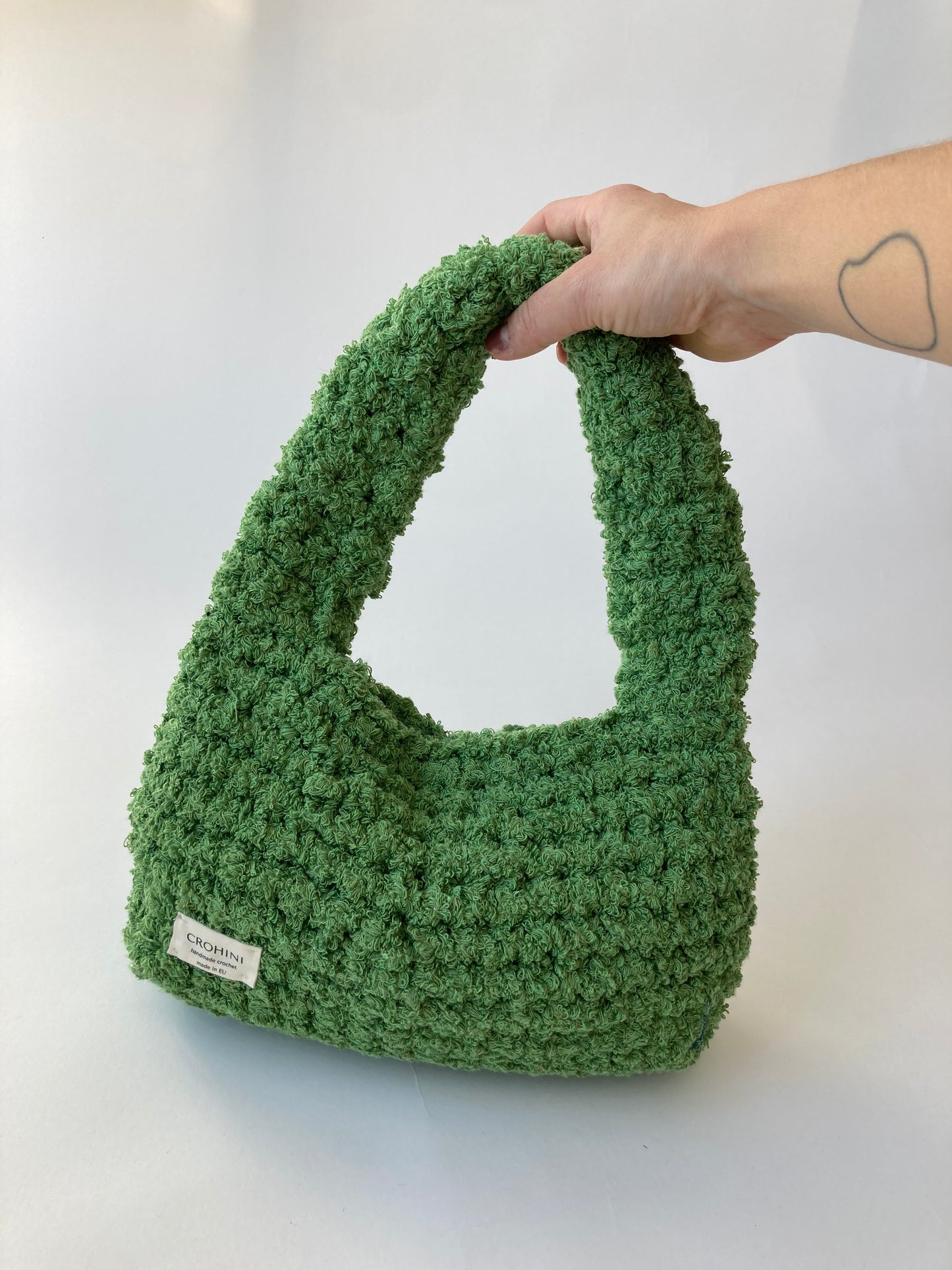 Green Towel Crochet Bag - LIINA