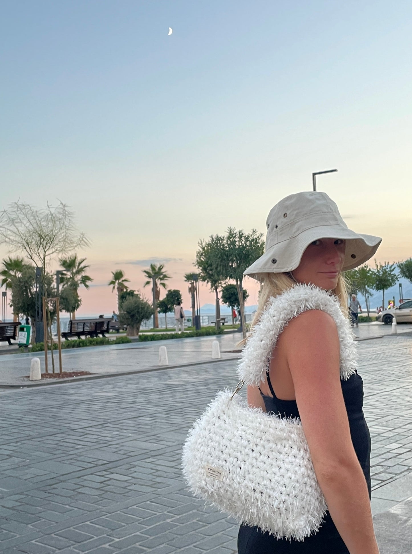 Off-White JOE Crochet Shoulder Bag