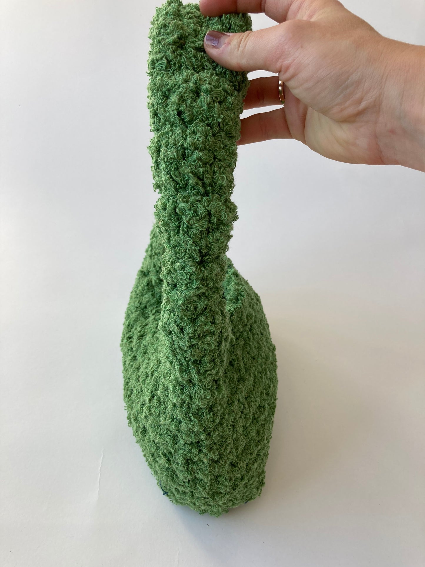 Green Towel Crochet Bag - LIINA