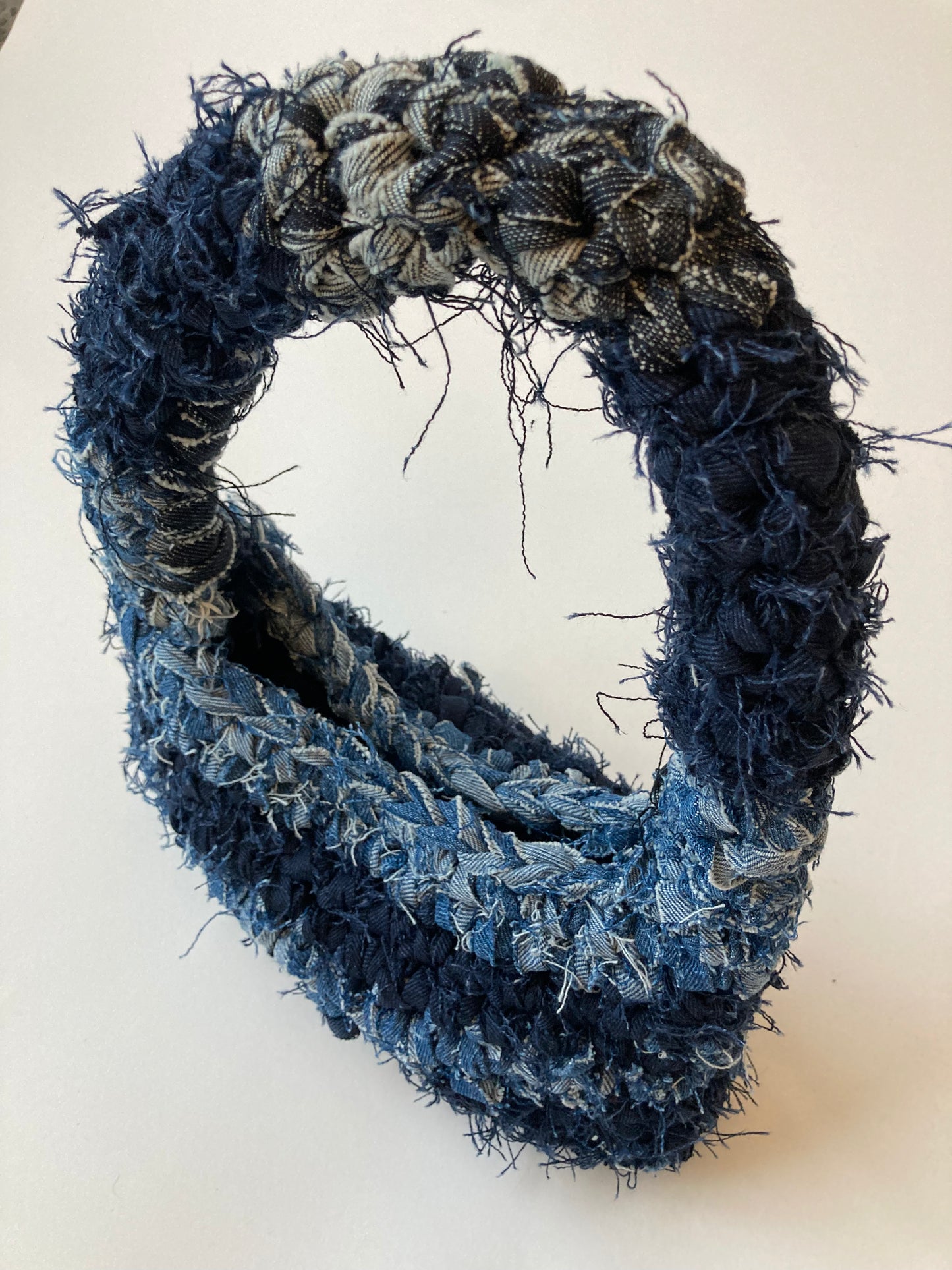 upcycled denim bag