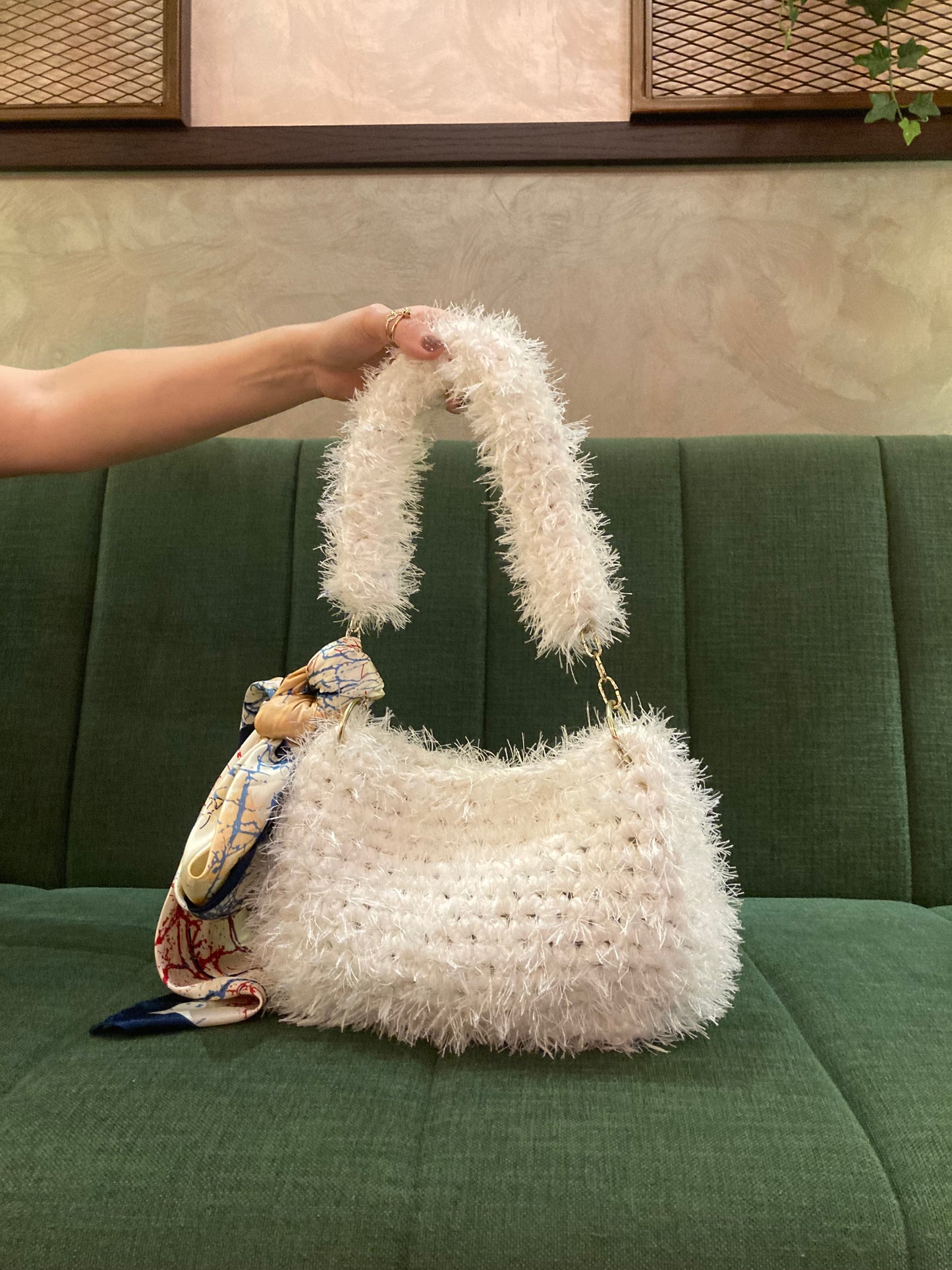 Off-White JOE Crochet Shoulder Bag