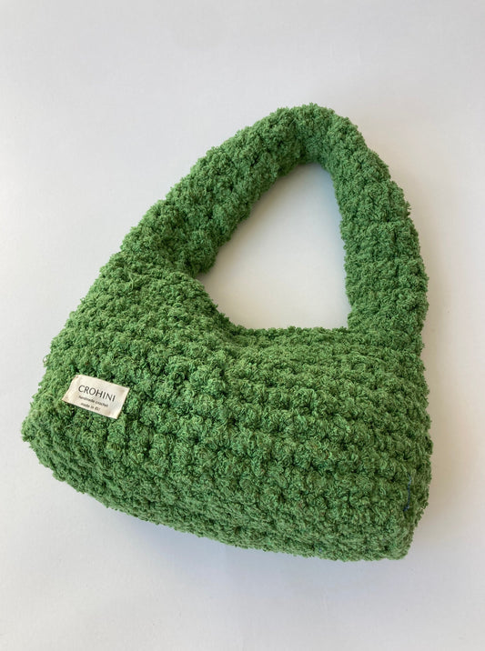 Green Towel Crochet Bag - LIINA