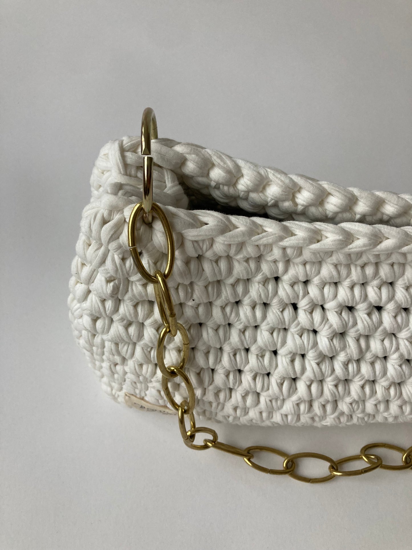 Off-White Crochet Bag - Medium JOE Design