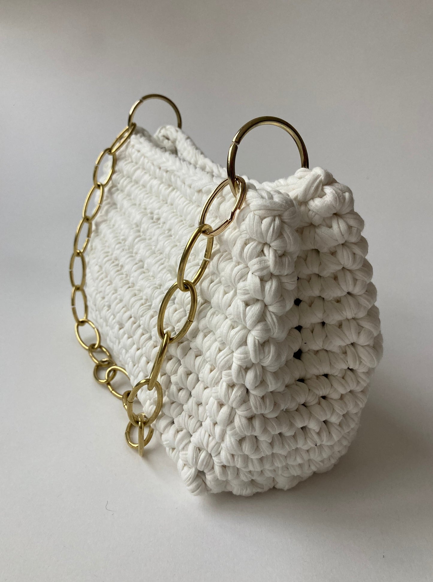 Off-White Crochet Bag - Medium JOE Design