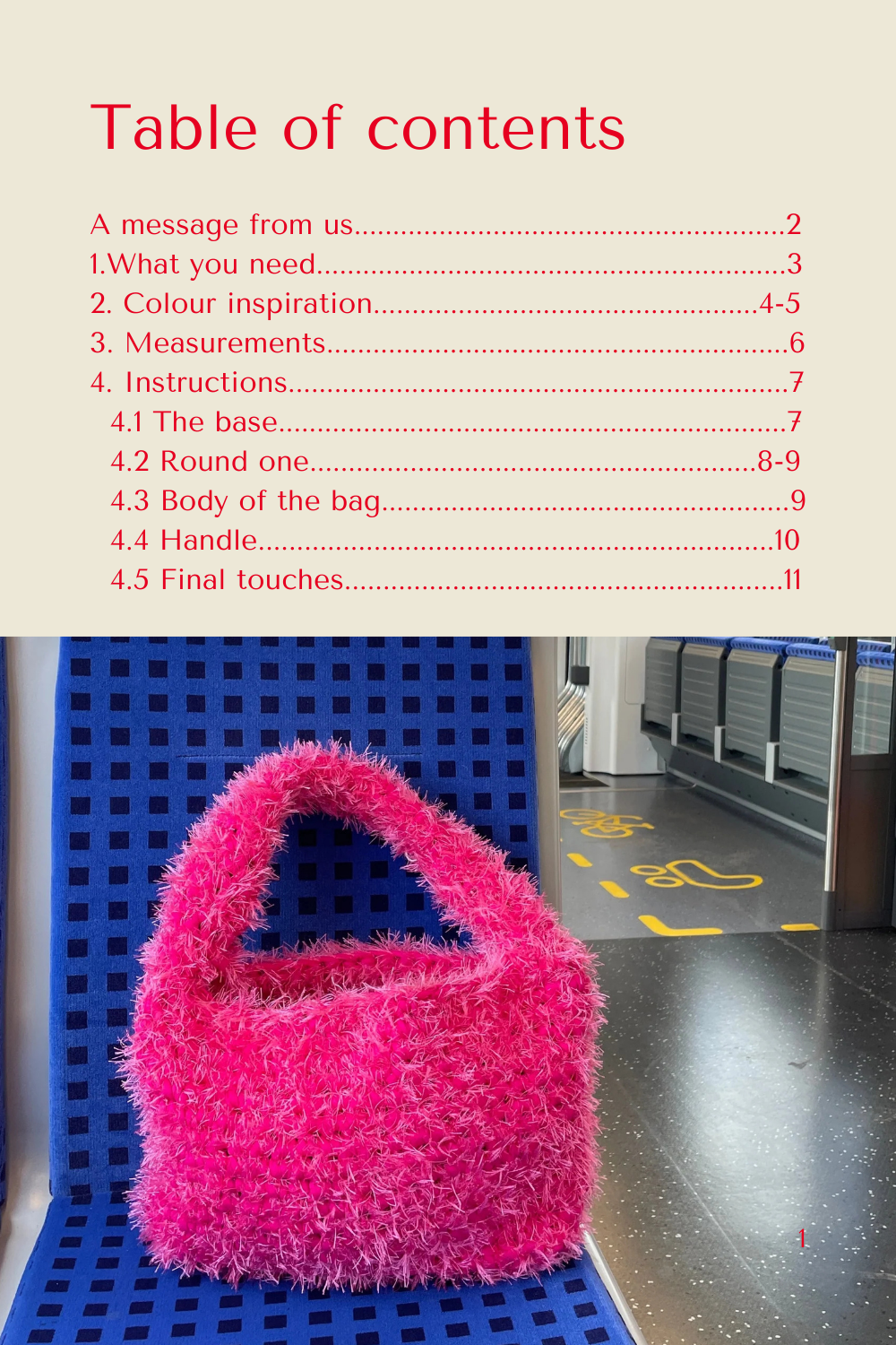 Crochet Bag Pattern - LIINA Bag